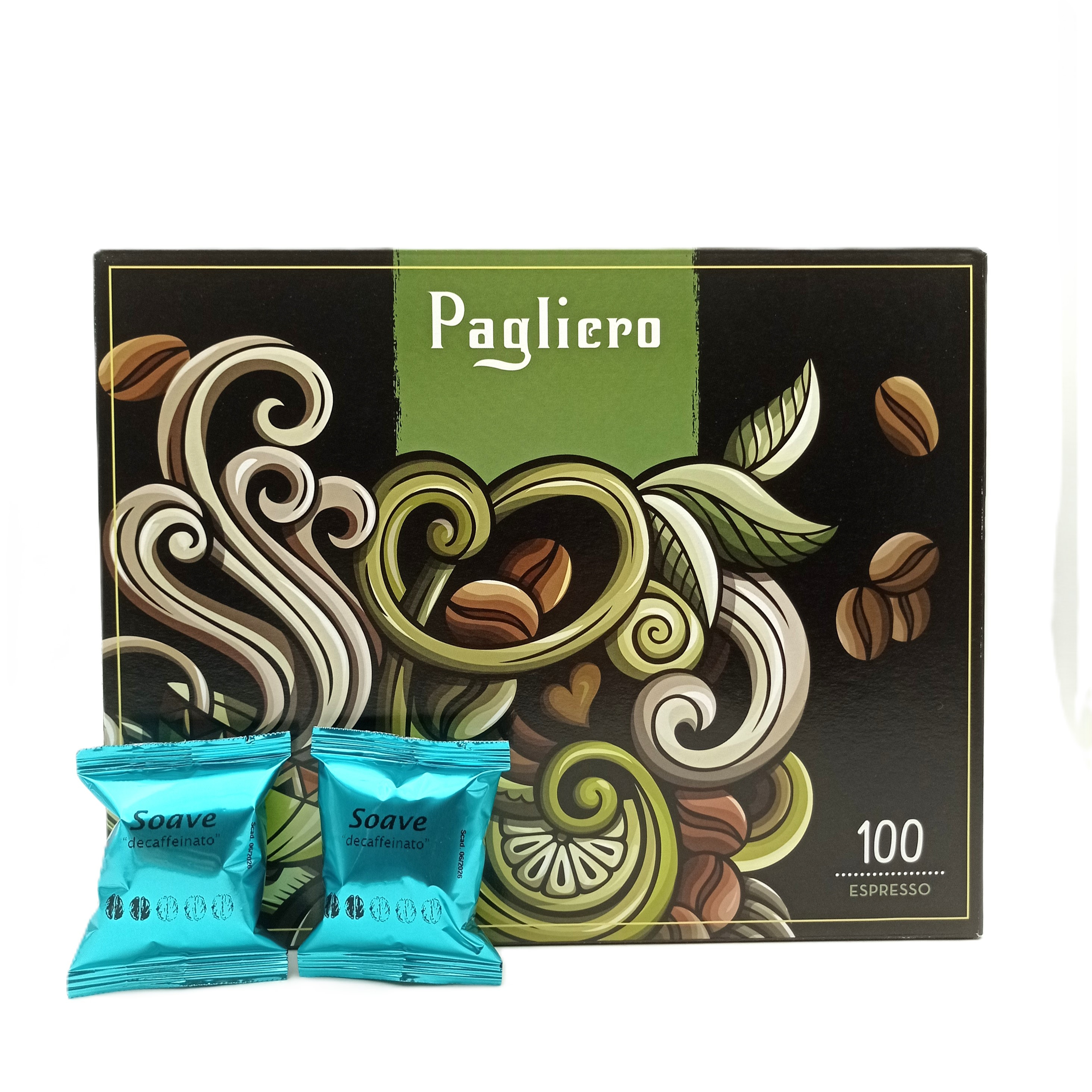 Pagliero Decaffeinato Soave 100 capsule