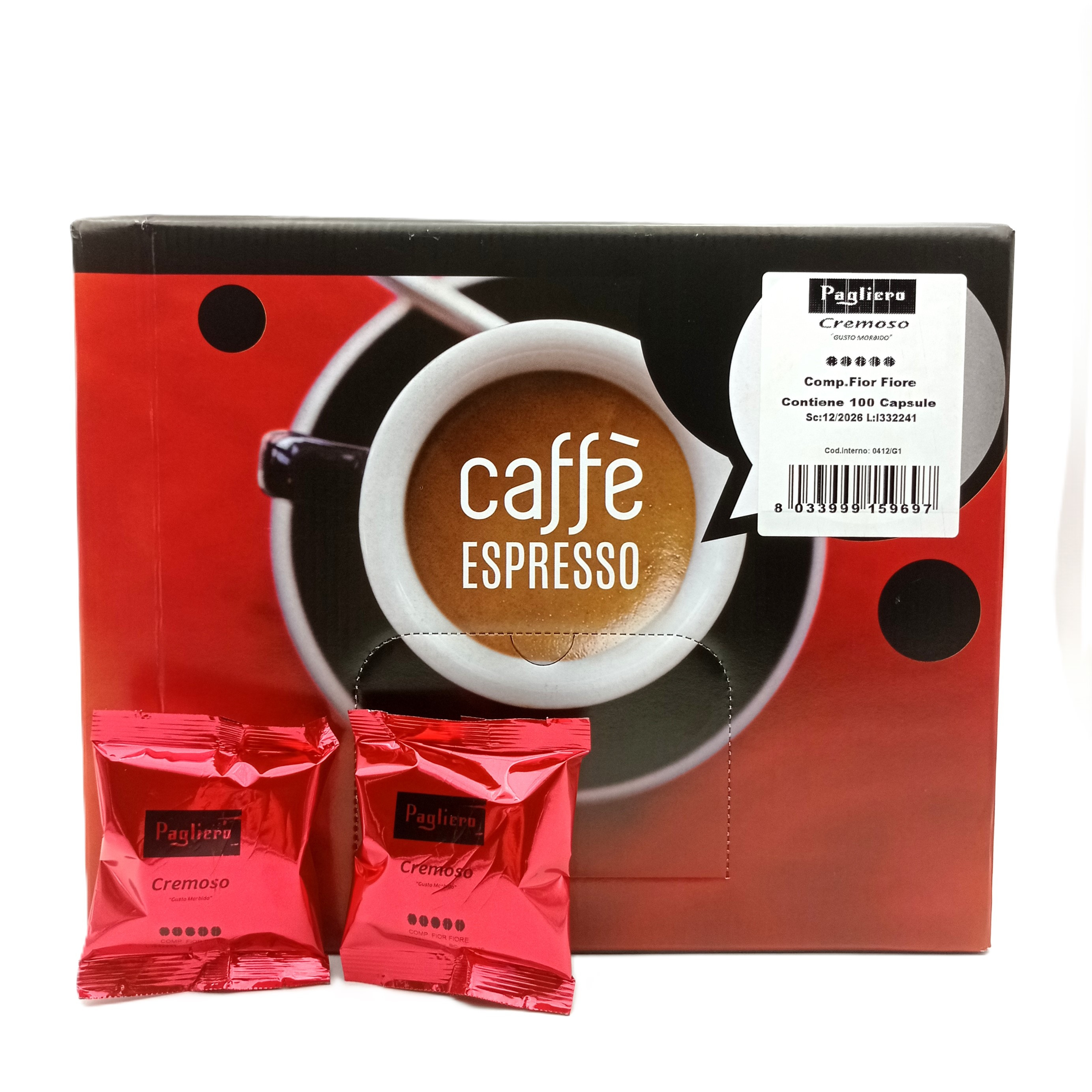 Pagliero Cremoso 100 capsule