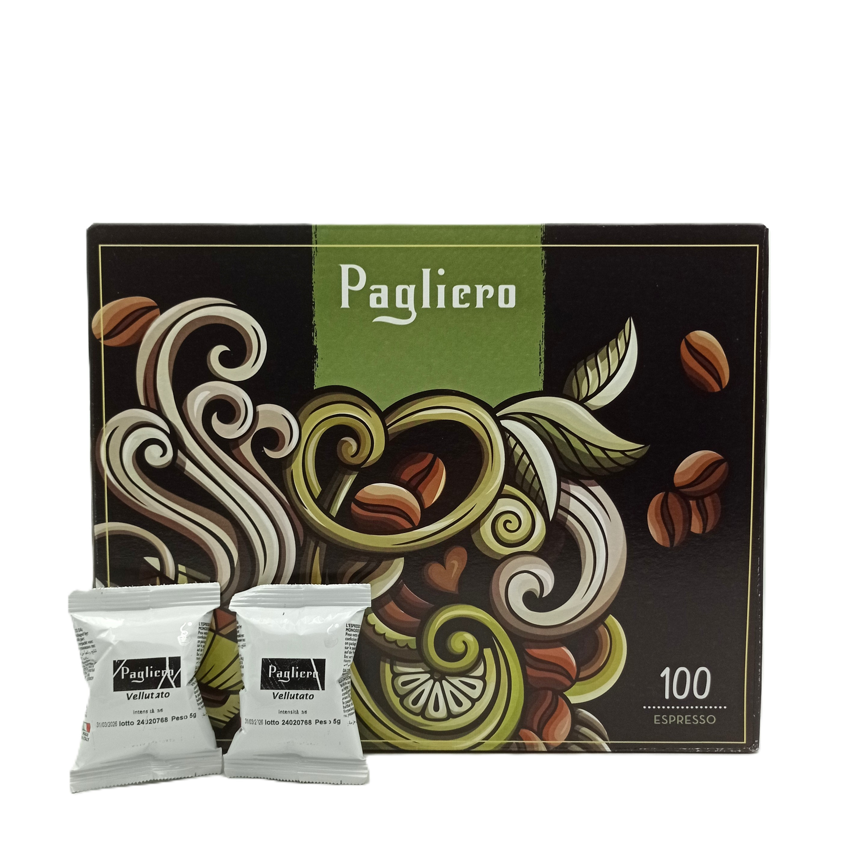 Pagliero Vellutato 100 capsule