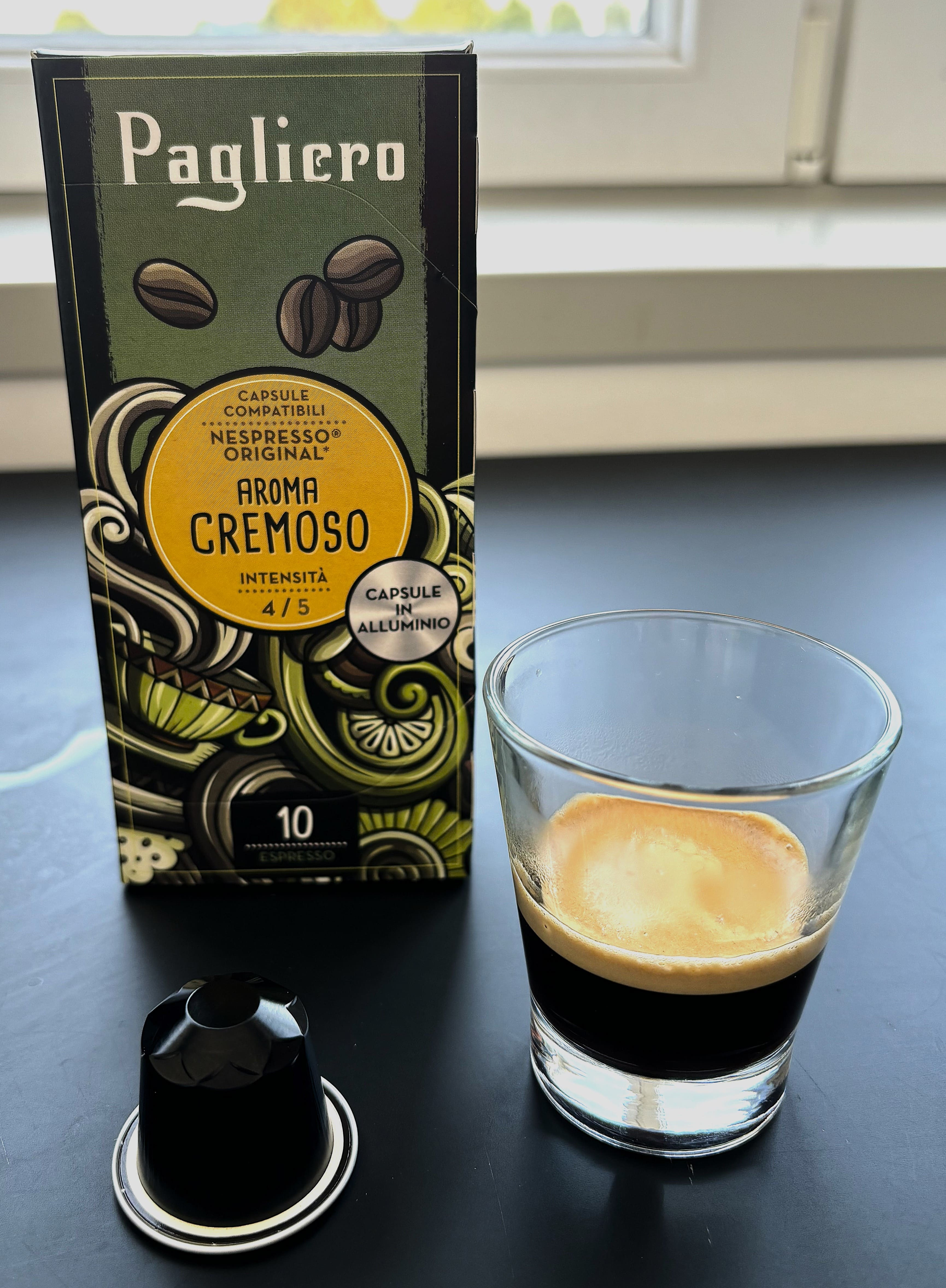 Pagliero Cremoso 10 capsulealluminio