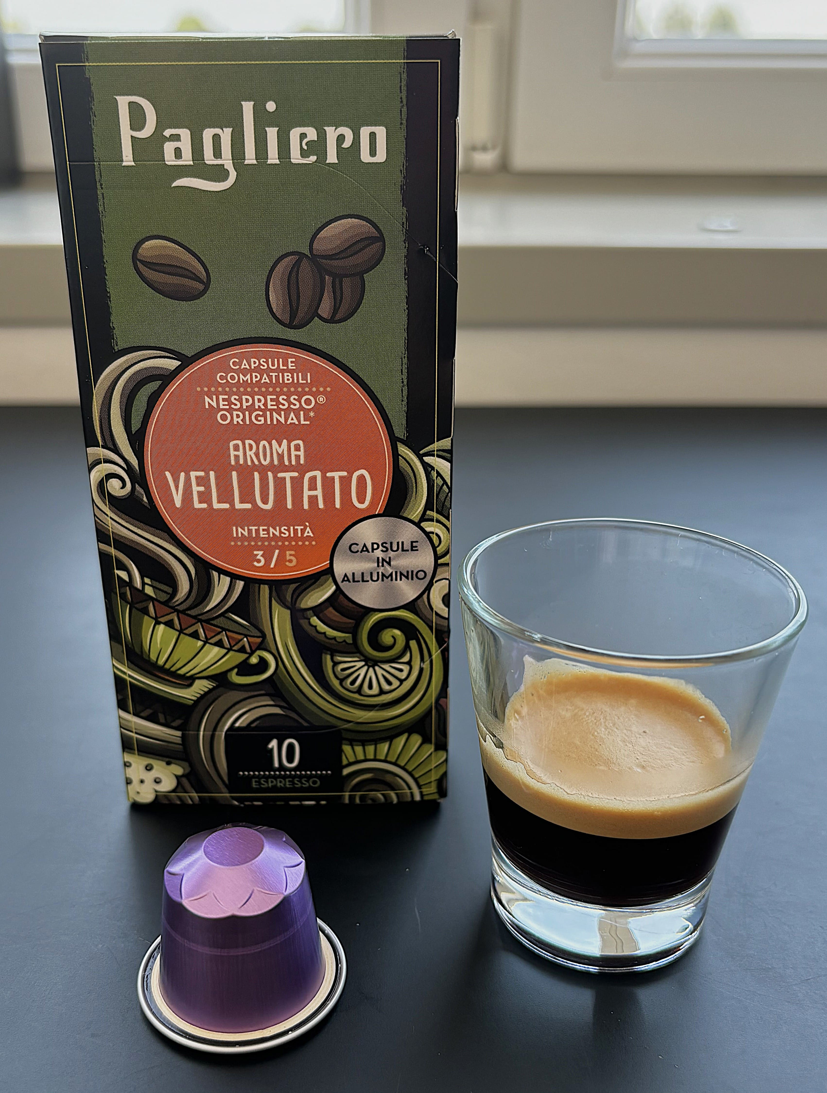 Pagliero Vellutato 10 capsulealluminio