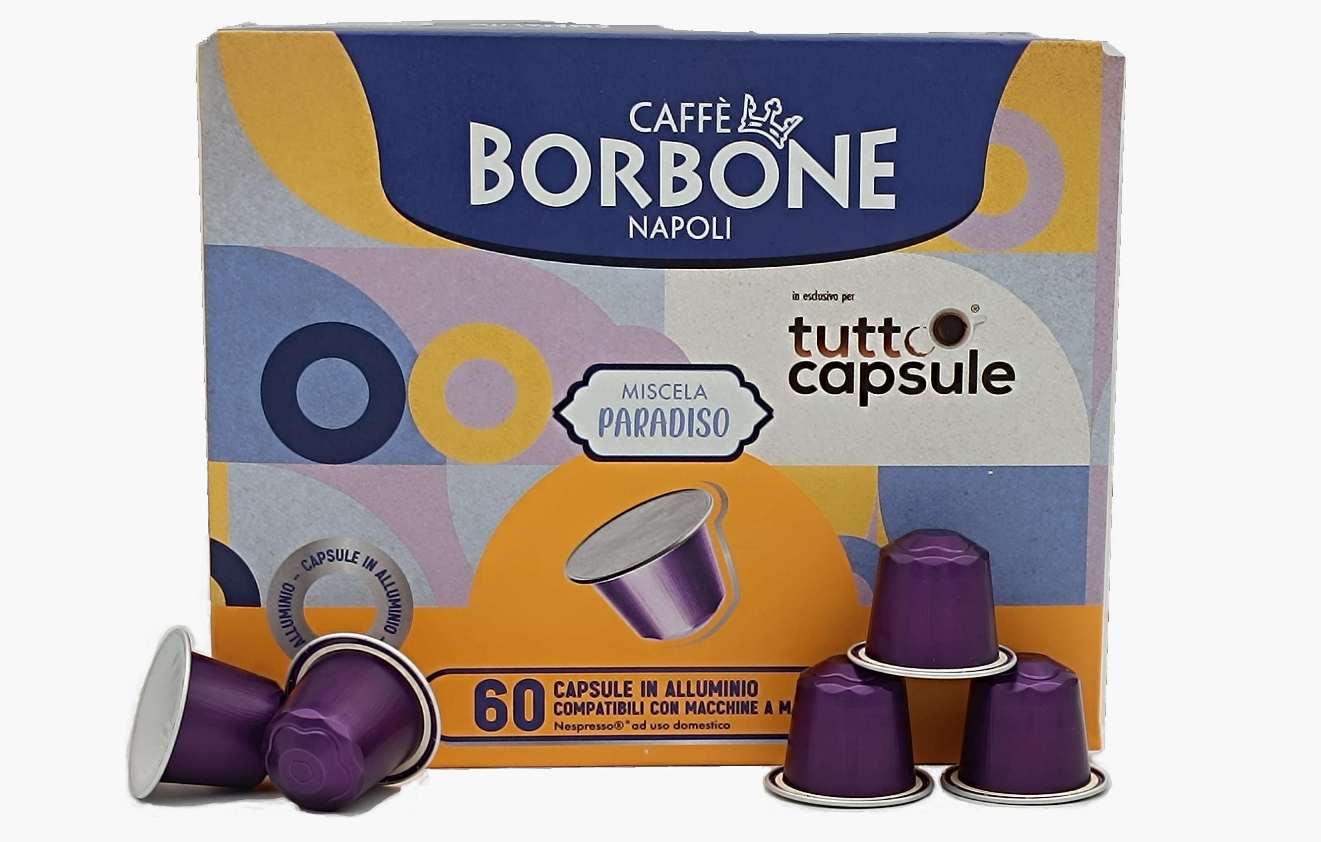 Borbone Paradiso 30 capsule alluminio