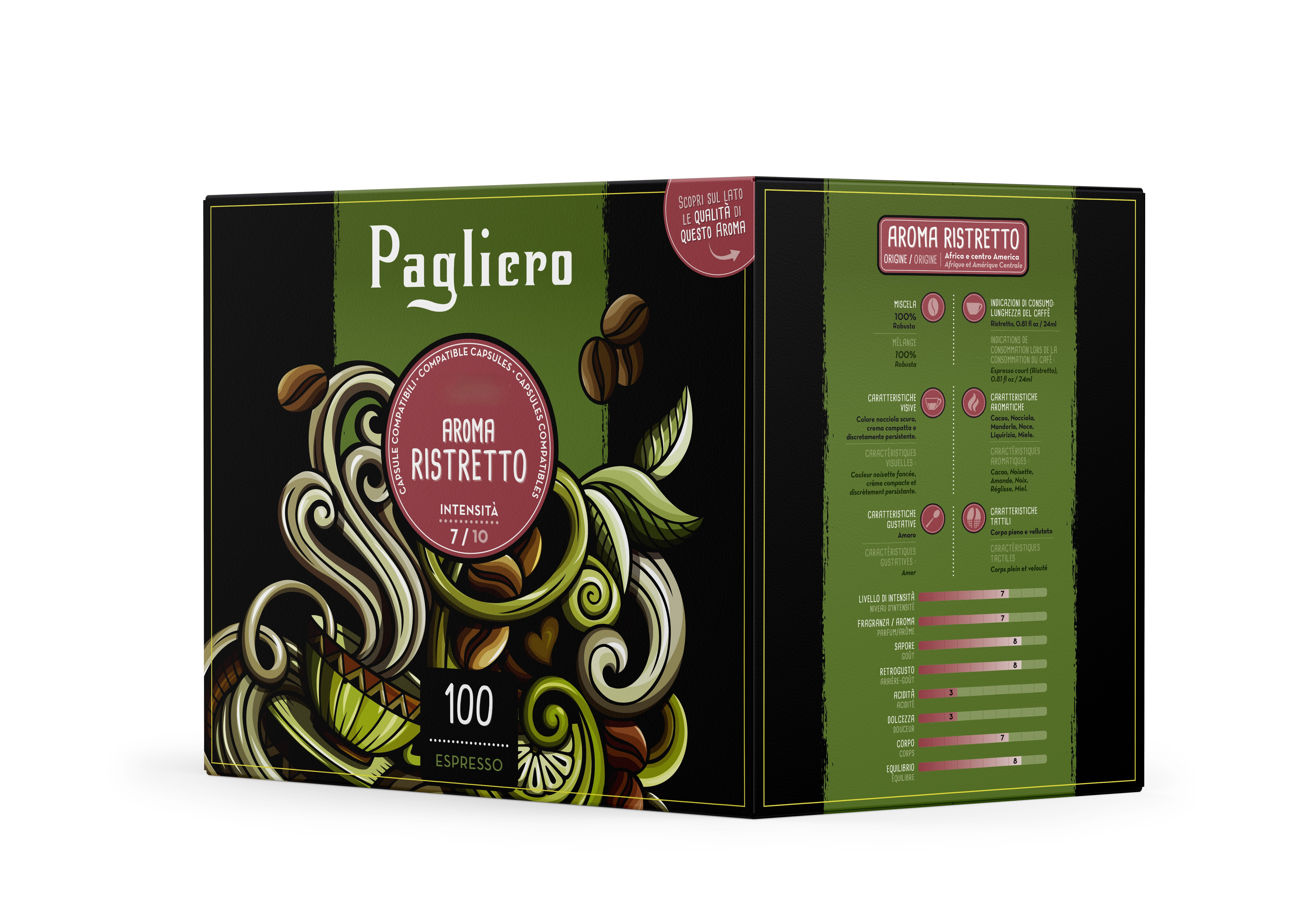 Pagliero Ristretto 150 cialde